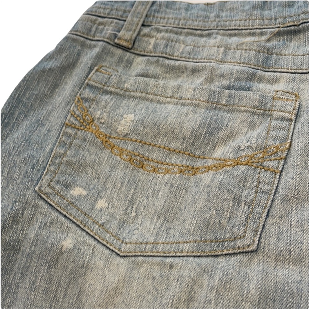 Wet Seal Mini Denim Skirt - Picture 8 of 9